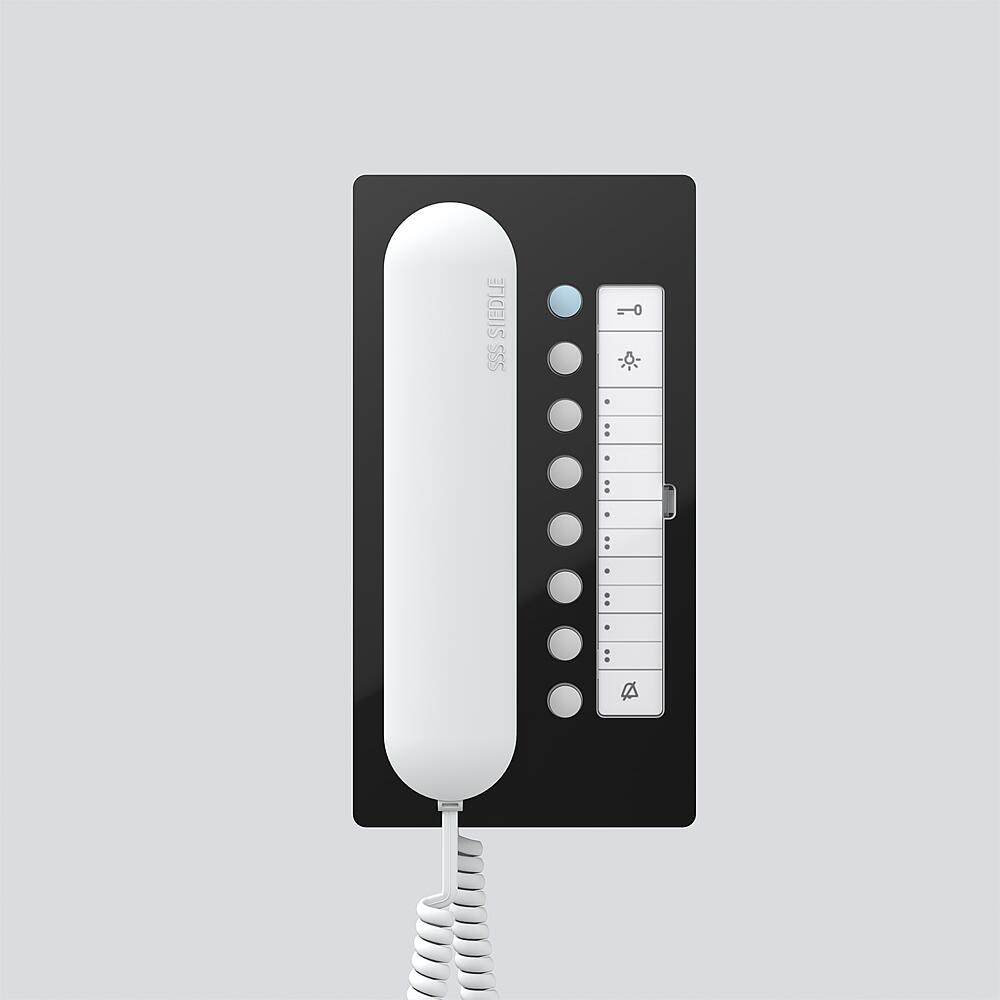 SIEDLE Haustelefon Bus AP ws Rufabschalt BTC 850-02 SH/W 106x201x46mm