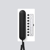 SIEDLE Haustelefon Bus AP ws Rufabschalt Comfort BTC 850-02 WH/S 106x201x46mm