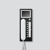 SIEDLE Haustelefon LAN AP PAL 88mm ws AHTV 870-0 SH/W 106x278x51mm