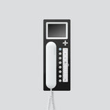 SIEDLE Haustelefon LAN AP 88mm ws AHT 870-0 SH/W 106x278x51mm Rufabschalt