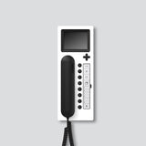 SIEDLE Haustelefon LAN AP PAL 88mm ws Access AHTV 870-0 WH/S 106x278x51mm