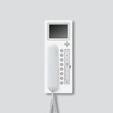 SIEDLE Haustelefon LAN AP PAL 88mm ws AHTV 870-0 WH/W 106x278x51mm