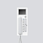 SIEDLE Haustelefon LAN AP 88mm ws AHT 870-0 WH/W 106x278x51mm Rufabschalt