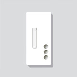 SIEDLE Gehäuse Kst Hausstation ws BTS 850-..., HTA/HTS 811-... W