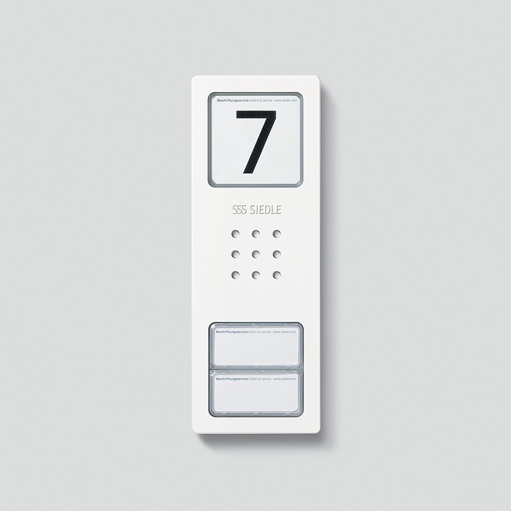 SIEDLE Gehäuse Kst Türstat ws CA 812-2, CA 850-2 W
