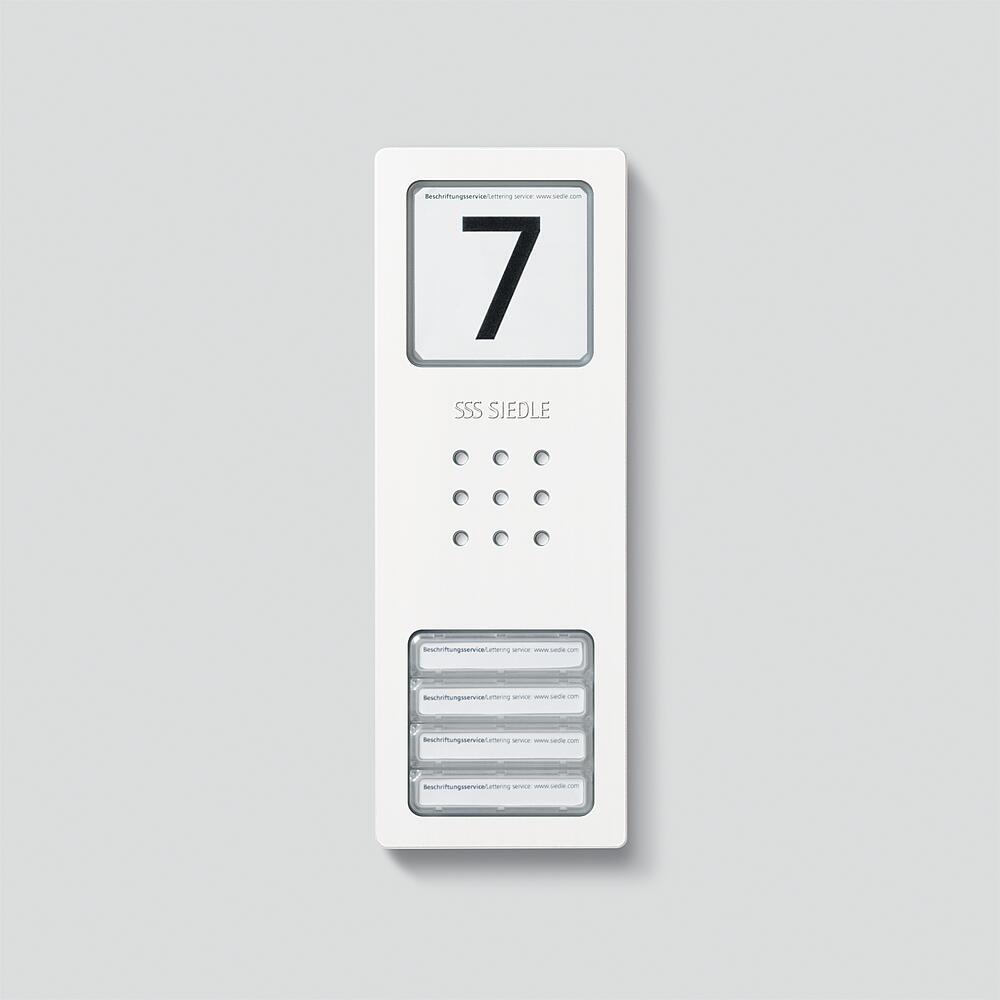 SIEDLE Gehäuse Kst Türstat ws CA 812-4, CA 850-4 W
