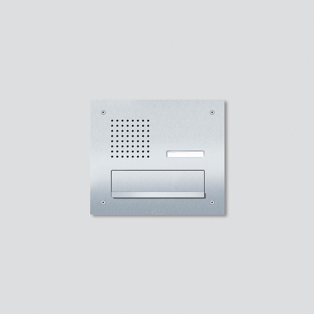 SIEDLE Briefkasten MauerDW 1f VA si 2mod CL 411 BD2A 01 R 1tast 345x295,5x2mm