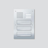 SIEDLE Briefkasten MauerDW 3f VA si 2mod CL 411 BD2A 03 N 3tast 345x495,5x2mm