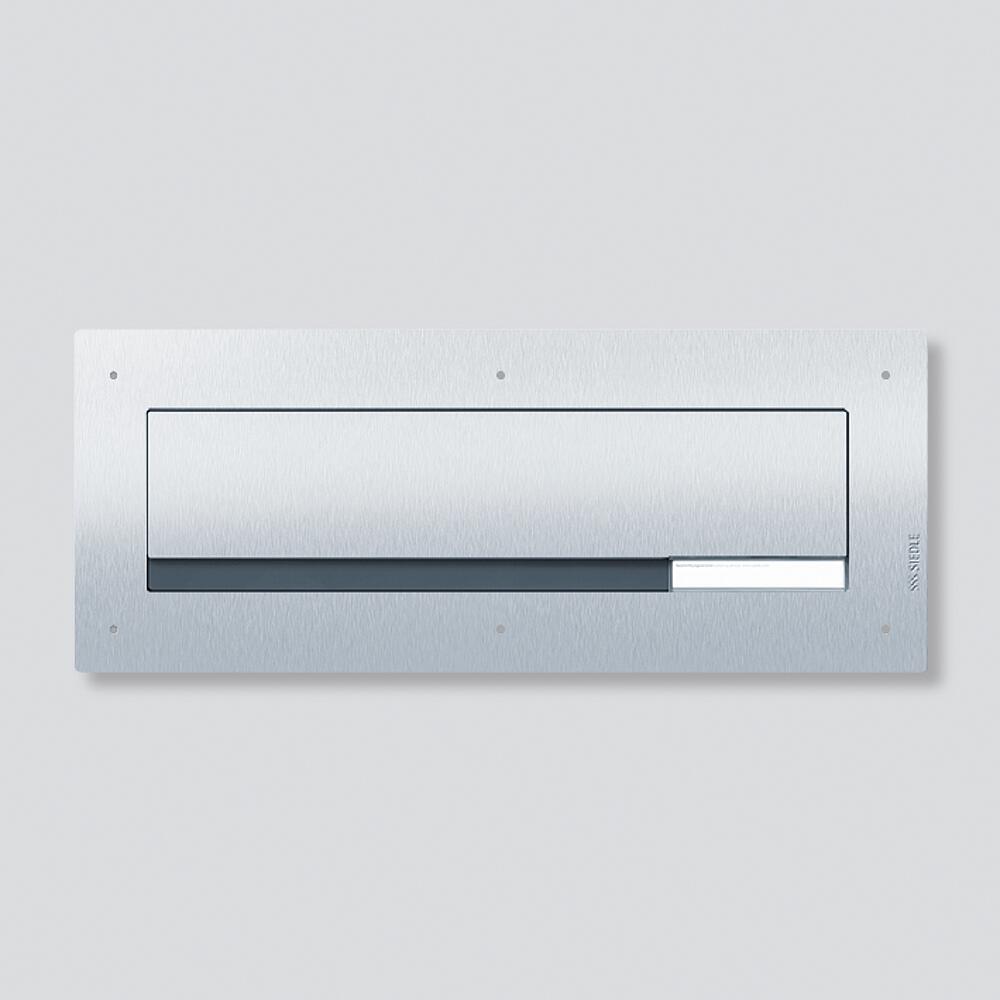 SIEDLE Briefkasten MauerDW 1f VA si 1mod F CL BD3 01 466x185x290mm Koppelbar