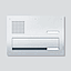 SIEDLE Briefkasten MauerDW 1f VA si 1mod F CL BD3A 01 B-0 m.Bel 1tast Koppelbar