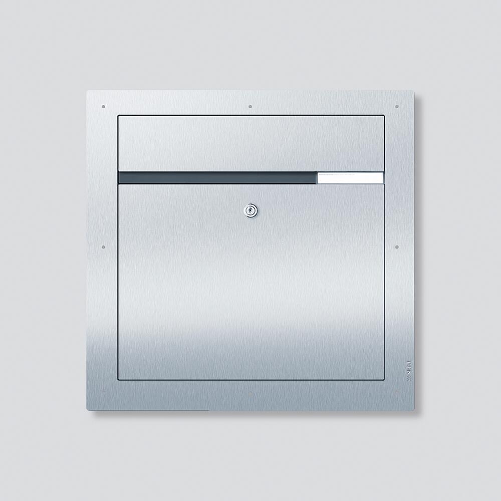 SIEDLE Briefkasten UP 1f VA si 1mod F CL BF3 01 466x466x175mm Koppelbar
