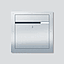 SIEDLE Briefkasten UP 1f VA si 1mod F CL BF3 01 466x466x175mm Koppelbar