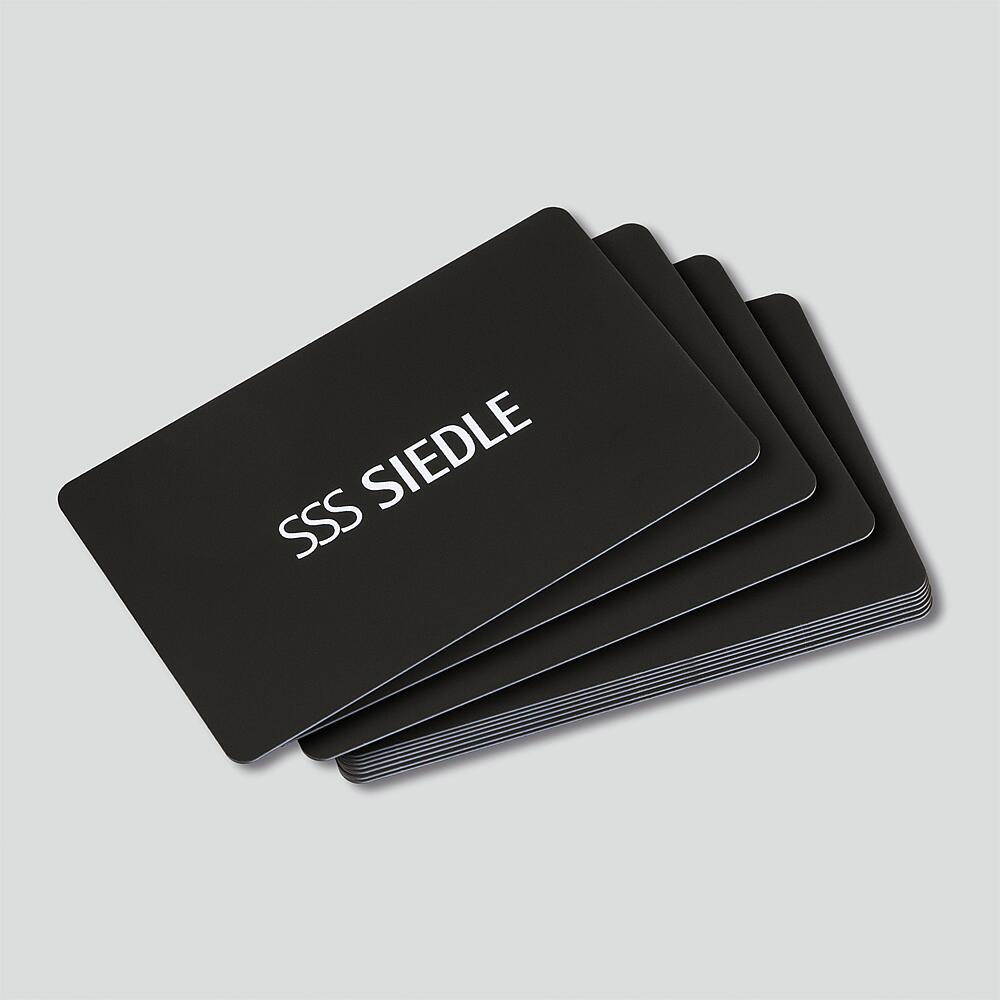 SIEDLE RFID-Transponder 13,56MHz 25mm SKC 600-0/10 EEPROM Kst 85x54x1mm 16g