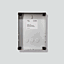 SIEDLE Gehäuse 1f UP si VA 154x204x65mm GU CL 01-0 Diebstahlsich.integrb