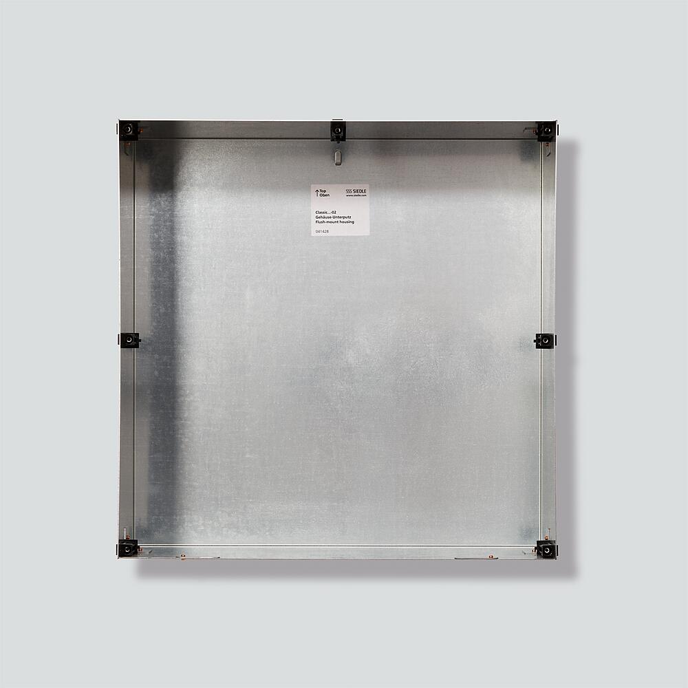 SIEDLE Gehäuse 1f UP si VA 446x446x175mm GU CL BF3 01 Diebstahlsich.integrb