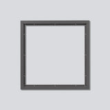 SIEDLE Rahmen-Türstation 9f UP gr alu KR 611-3/3-0 DG 331x331x15mm