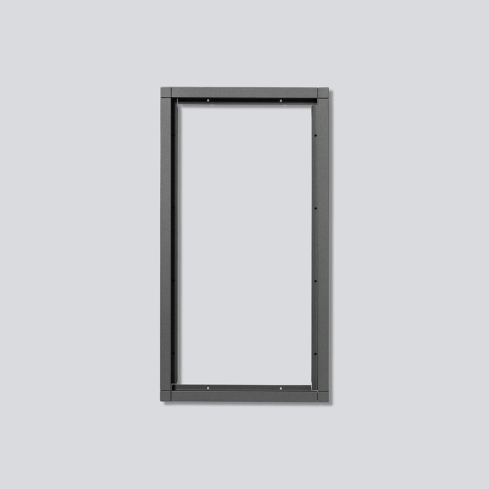 SIEDLE Rahmen-Türstation 8f UP gr alu KR 611-4/2-0 DG 431x231x38mm