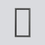 SIEDLE Rahmen-Türstation 8f UP gr alu KR 611-4/2-0 DG 431x231x38mm