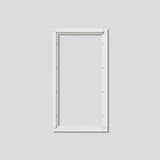 SIEDLE Rahmen-Türstation 8f UP ws alu KR 611-4/2-0 W 431x231x38mm