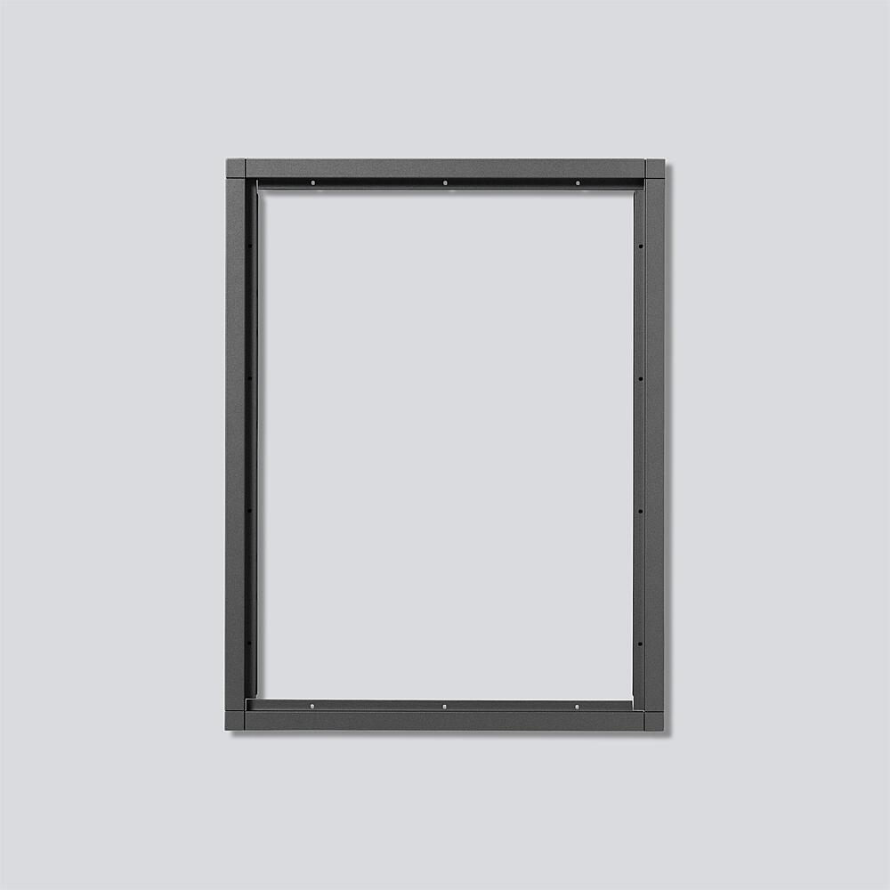 SIEDLE Rahmen-Türstation 12f UP gr alu KR 611-4/3-0 DG 431x331x38mm