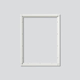 SIEDLE Rahmen-Türstation 12f UP ws alu KR 611-4/3-0 W 431x331x38mm