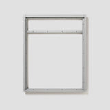 SIEDLE Rahmen-Türstation 20f UP si alu KR 611-5/4-0 SM 531x431x38mm