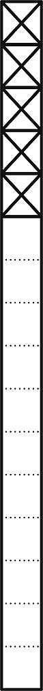 SIEDLE Kommunikations-Säule alu freisteh KS 616-5 AG anthgr 5mod 211x1644x130mm