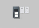 SIEDLE Türsprech-Set Bus 2xTeiln UP/AP SET VAB 700-2 AG gr ws 1LS