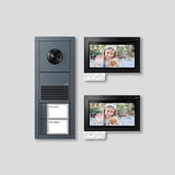 SIEDLE Video-Türsprechset Bus 2xTeiln gr SET VVA 700-2 AG UP/UP ws 1LS
