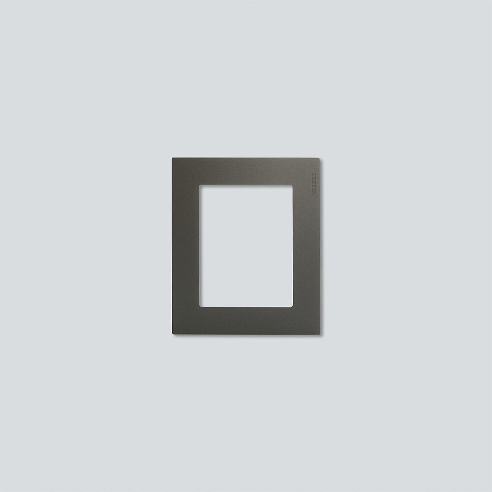 SIEDLE Putzblende 1f AP dgr Alu Vario VA/NB 611-1/1-0 DG 170x202x2mm
