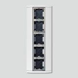 SIEDLE Display 5f AP si Alu KSA 605-0 SM 200x531x45,3mm