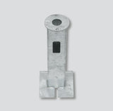 SIEDLE Briefkastenfuß Rechteck Stahlbl ZE/SR 611-0 500mm
