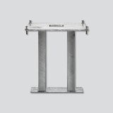 SIEDLE Briefkastenfuß Rechteck VA edst ZE/STL 462 x 462 500mm