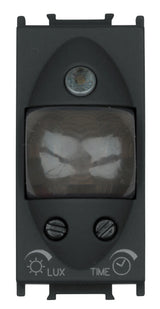 Infrarotbewegungsmelder, 110°, 8m, 5A, 1M, schwarz