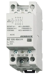 Installationsschütz 25A, 1S+3Ö, 24VACDC 2TE