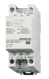 Installationsschütz 25A, 3S+1Ö,230VACDC 2TE