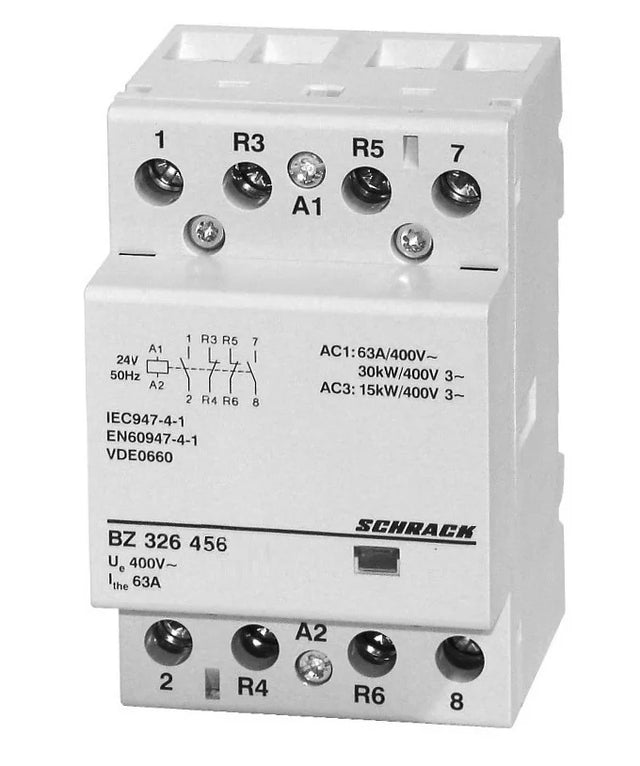Installationsschütz 63A, 2S+2Ö 24VAC 3TE