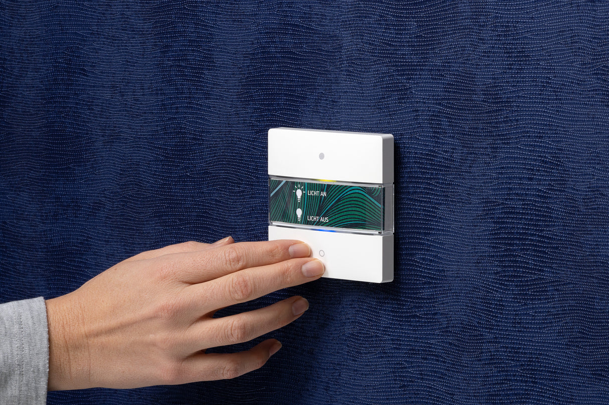 THEBEN Tastsensor KNX AP ws mt 2f 2pkt iON 102 KNX inkl.Ankoppl LED