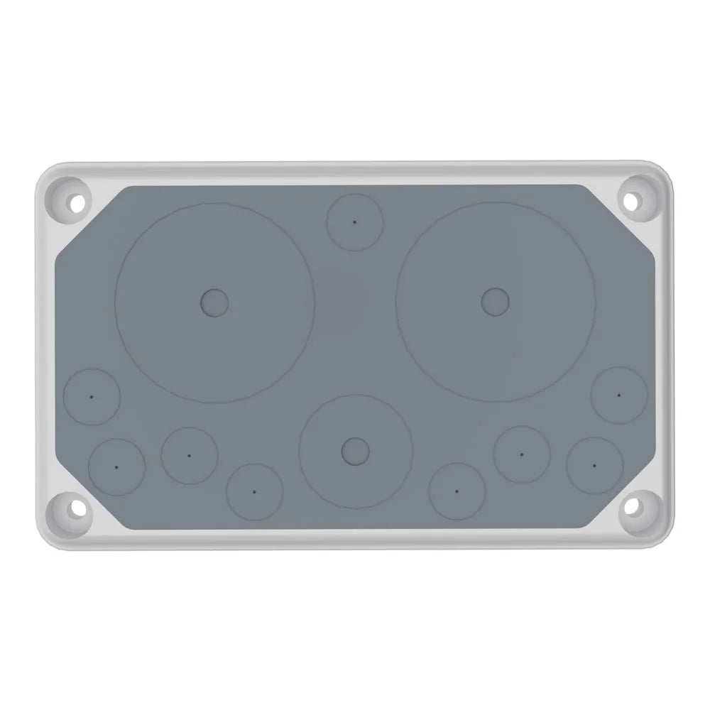 Isolierstoff-Flansch, IP55, 9xØ3-20, 1xØ3-40, 2xØ3-70mm