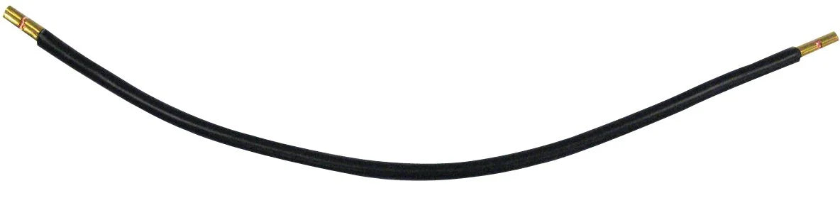 Isolierte Kabelbrücke, 10mm², schwarz, beids. Adernendhülse (10er-Pack)