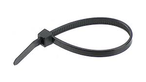 Kabelbinder 300 x 3,6 mm, schwarz, UV-beständig