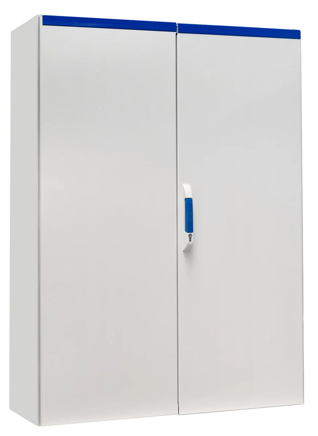 Kompaktschrank 2-Tür IP54 H=1600 B=1200 T=400mm Stahlblech