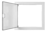 Kunststoffrahmen für BK085, 1-reihig, IP40, transparente Tür