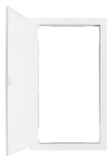 Kunststoffrahmen für BK085, 3-reihig, IP40, weiße Tür