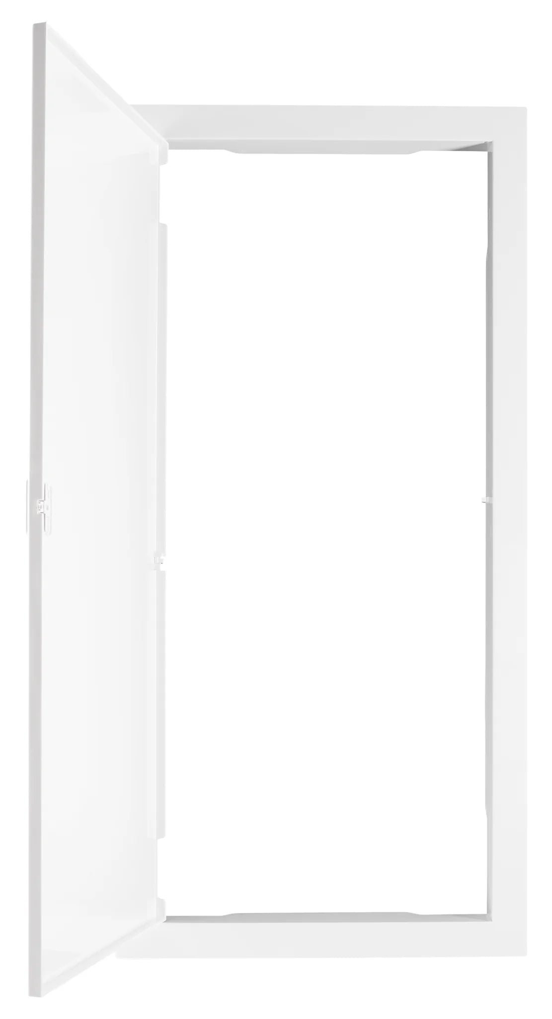Kunststoffrahmen für BK085, 4-reihig, IP40, weiße Tür
