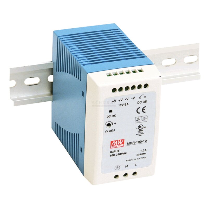 LED-Netzteil CV 24V/DC 100W 4A IP20 für DIN-Schienenmontage