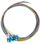 LWL Pigtail LC, 9/125µm OS2, 2,0m, Easy Strip, 8Stk