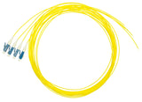 LWL Pigtail LC, 9/125µm OS2, 2,0m, Easy Strip, gelb, 4Stk
