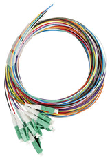 LWL Pigtail LC/APC, 9/125µm OS2, 2,0m, Easy Strip, 12Stk