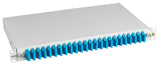 LWL Spleißbox, 48Fasern, SC 9/125µm OS2, 19", 1HE, Klasse C